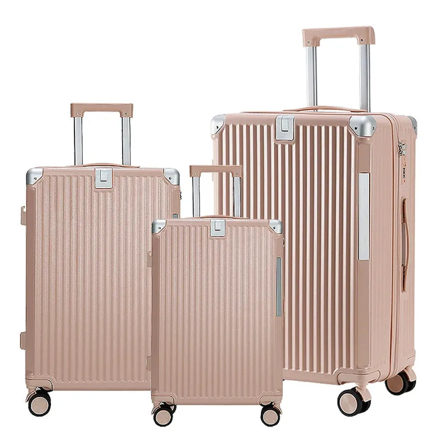 HKM-253267 Lightweight Custom Suitcase Set for Easy Travel - Versatile Carry-On Travel Luggage