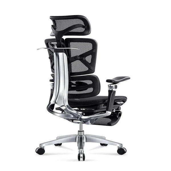 HKM-253331 Ergonomic Reclining Office Chair with Adjustable Lumbar Support and 7D Armrest for Maximum Comfort