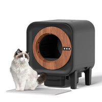 HKM-253331 Smart Self-Cleaning Electric Cat Litter Box with Deodorization and 75L Capacity for Cats Up to 15KG