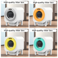 HKM-253331 Smart Self-Cleaning Electric Cat Litter Box with Deodorization and 75L Capacity for Cats Up to 15KG