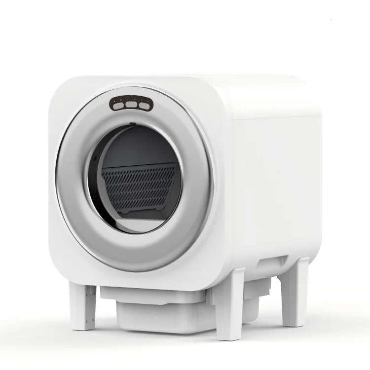 HKM-253331 Smart Self-Cleaning Electric Cat Litter Box with Deodorization and 75L Capacity for Cats Up to 15KG