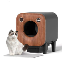HKM-253331 Smart Self-Cleaning Electric Cat Litter Box with Deodorization and 75L Capacity for Cats Up to 15KG