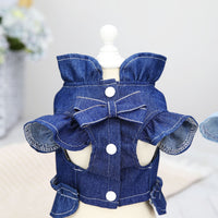 HKM-2534461 Light Blue Denim Pet Dress for Summer - Sizes S to XXL