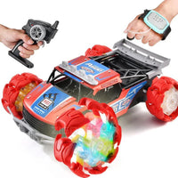 HKM-253459 Alloy RC Climbing Car with Explosion Wheel and Music - Remote Control Off-road Stunt Toy