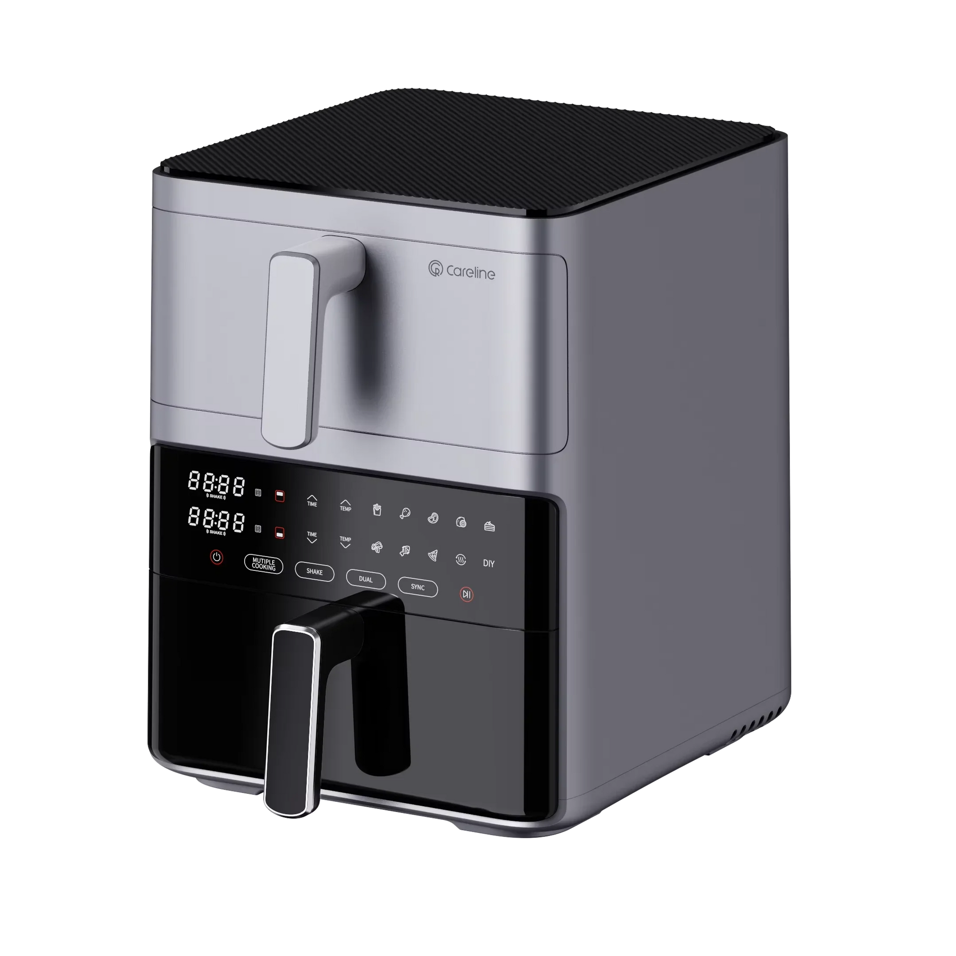 HKM-253459 Smart Dual-Core Air Fryer with Large Capacity – Multi-functional Oil-Free Electric Oven for Effortless Cooking