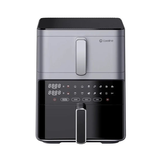 HKM-253459 Smart Dual-Core Air Fryer with Large Capacity – Multi-functional Oil-Free Electric Oven for Effortless Cooking