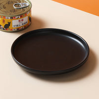 HKM-2534717 Handcrafted Ceramic Cat Plate - 6 Inch Anti-Overturn Design in Multiple Colors