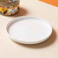 HKM-2534717 Handcrafted Ceramic Cat Plate - 6 Inch Anti-Overturn Design in Multiple Colors