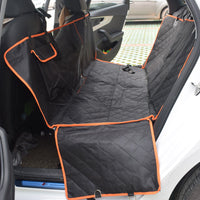 HKM-2535741 Waterproof Black and Orange Edge Pet Car Seat Cover, 147*137*37CM 600D Oxford Cloth
