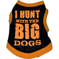 HKM-2538045 Cotton Black Printed Casual Pet Vest for Dogs in Multiple Sizes