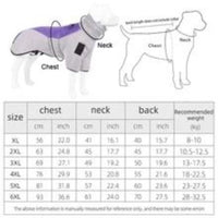 HKM-2539325 Waterproof Reflective Large Dog Winter Coat for Cold Weather and Snow
