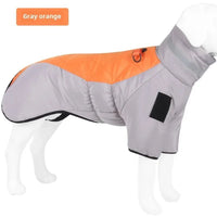 HKM-2539325 Waterproof Reflective Large Dog Winter Coat for Cold Weather and Snow