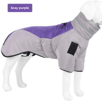 HKM-2539325 Waterproof Reflective Large Dog Winter Coat for Cold Weather and Snow