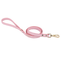 HKM-2539453 Adjustable Dog and Cat Harness with Leash in Rainbow Pink, Turquoise Green, and Sky Blue PU Leather with Rhinestones