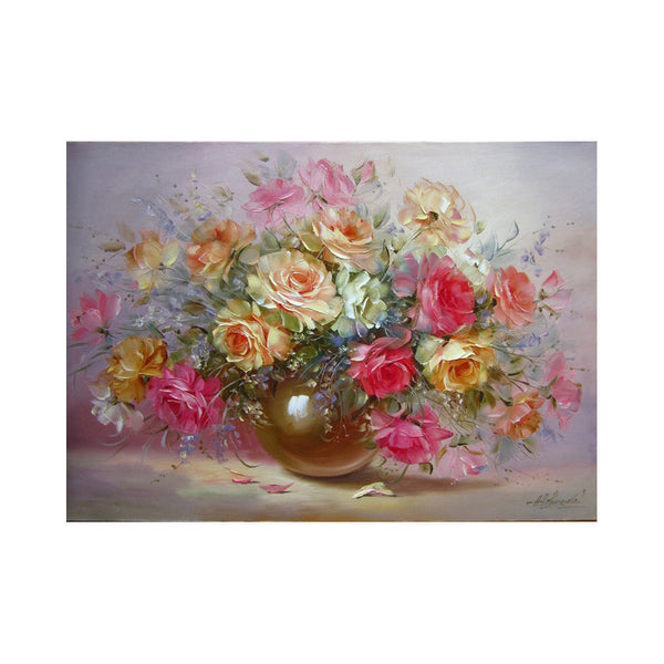 HKM-254035 Handmade Animal Digital Painting on Linen, 40x50cm Modern Art for Living Spaces