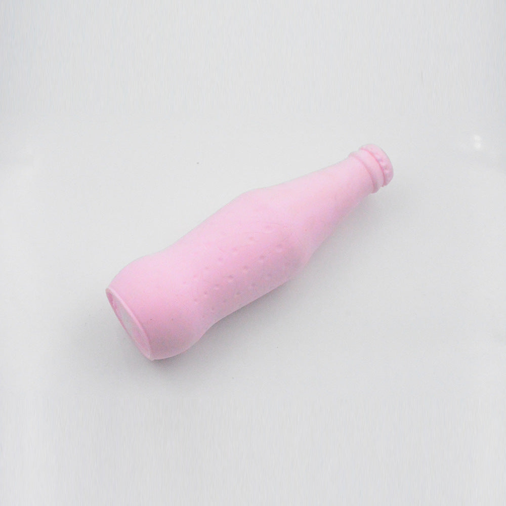 HKM-2540477 Customizable Foaming Pet Tooth Cleaning Toy - Yellow, Pink, Blue, Made from Special TPR
