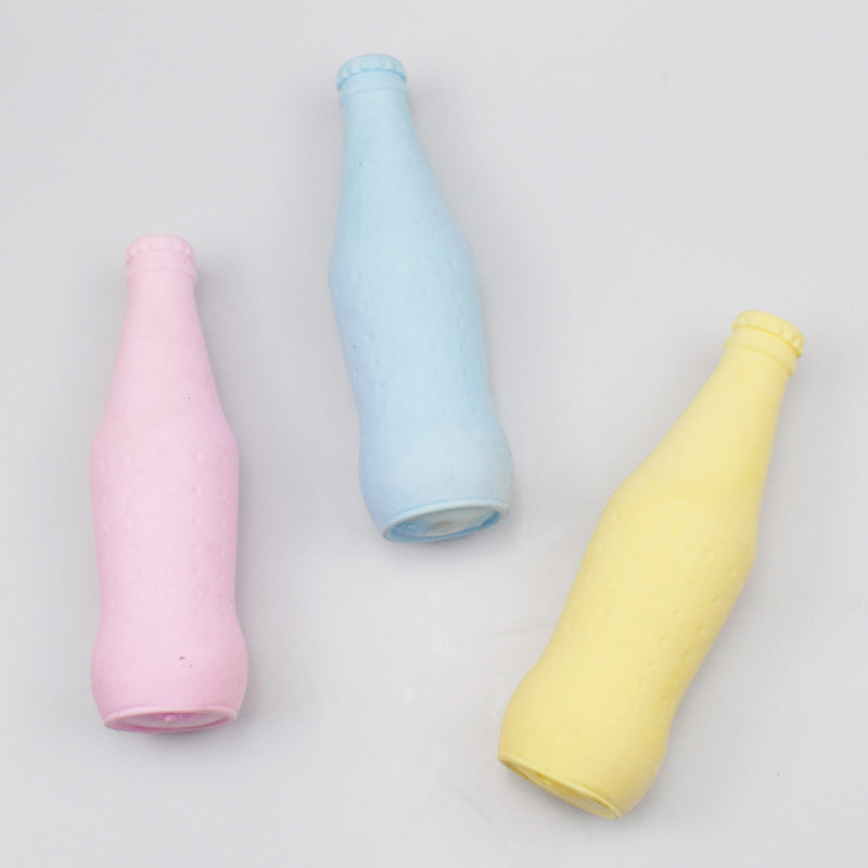HKM-2540477 Customizable Foaming Pet Tooth Cleaning Toy - Yellow, Pink, Blue, Made from Special TPR
