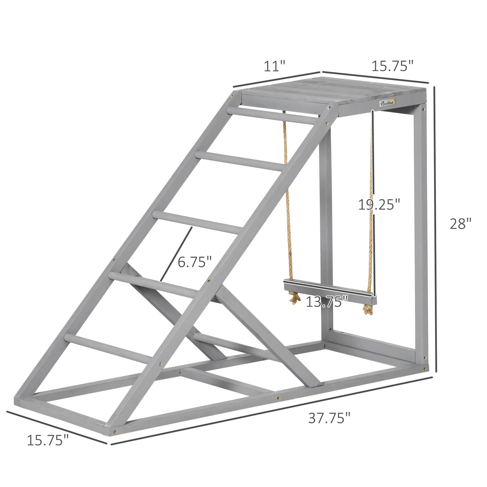 HKM-2543293 Chicken Activity Center with Swings, Perches, and Ladder for Enhanced Hen Wellbeing