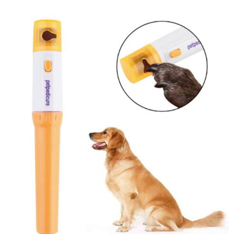 HKM-2543421 Electric Nail Polisher for Cats and Dogs - Plastic Nail Sharpener Set