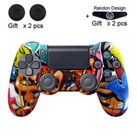 HKM-254355 PS4 Series Silicone Handle Protective Cover in Pure Color Camouflage