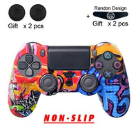 HKM-254355 PS4 Series Silicone Handle Protective Cover in Pure Color Camouflage