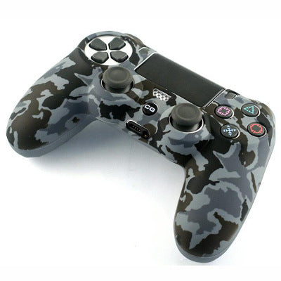 HKM-254355 PS4 Series Silicone Handle Protective Cover in Pure Color Camouflage