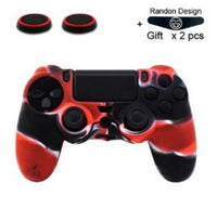 HKM-254355 PS4 Series Silicone Handle Protective Cover in Pure Color Camouflage