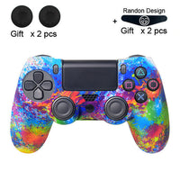 HKM-254355 PS4 Series Silicone Handle Protective Cover in Pure Color Camouflage