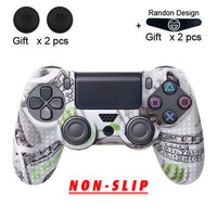 HKM-254355 PS4 Series Silicone Handle Protective Cover in Pure Color Camouflage
