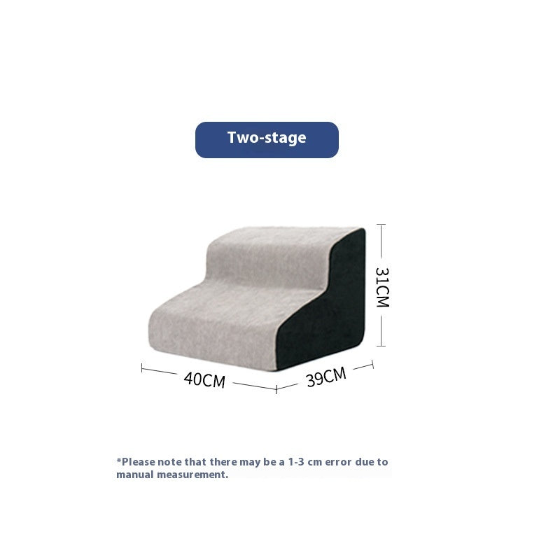 HKM-2543805 Pet Stairs for Small Dogs - Multi-Level Wave Design with Various Color Options