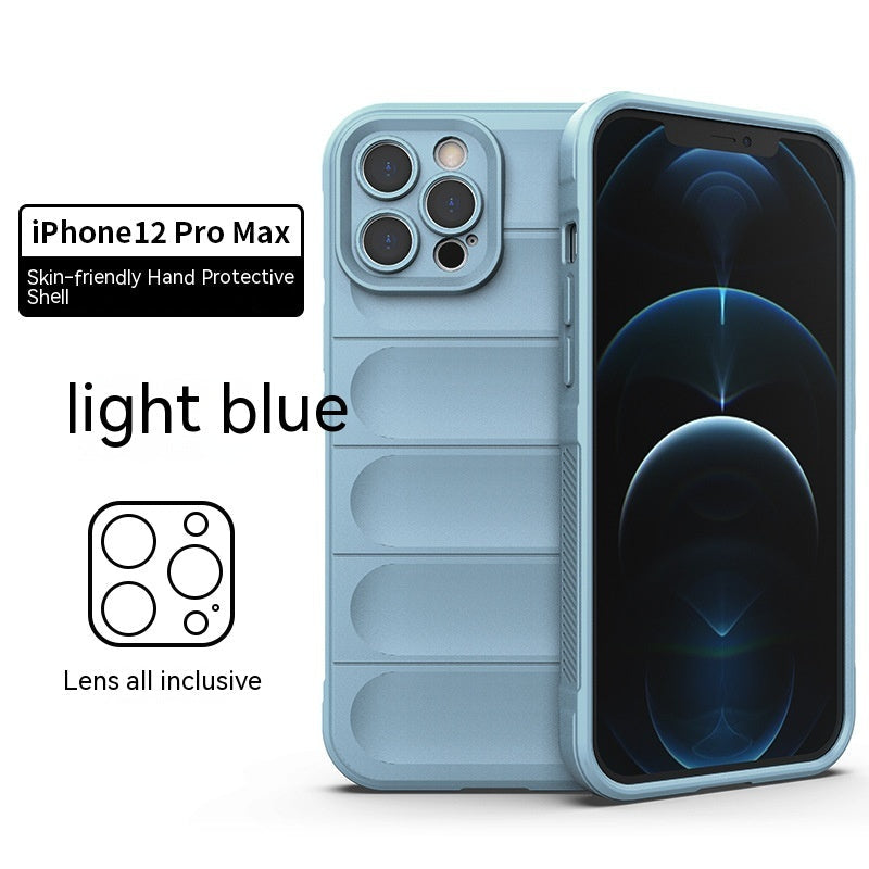 HKM-254419 Lightweight Drop-Resistant TPU Mobile Phone Case for Vivo Models - Shockproof and Anti-Fingerprint Design