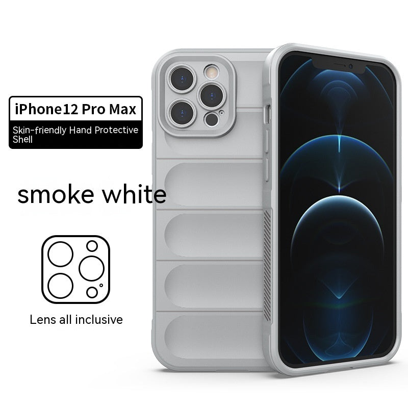 HKM-254419 Lightweight Drop-Resistant TPU Mobile Phone Case for Vivo Models - Shockproof and Anti-Fingerprint Design