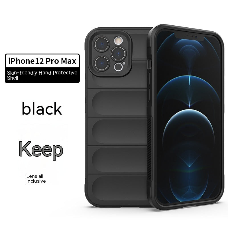 HKM-254419 Lightweight Drop-Resistant TPU Mobile Phone Case for Vivo Models - Shockproof and Anti-Fingerprint Design