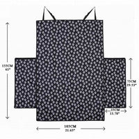 HKM-2544445 Waterproof Dog Car Mat with Paw Print Design for SUV Trunk Protection