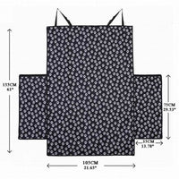 HKM-2544445 Waterproof Dog Car Mat with Paw Print Design for SUV Trunk Protection