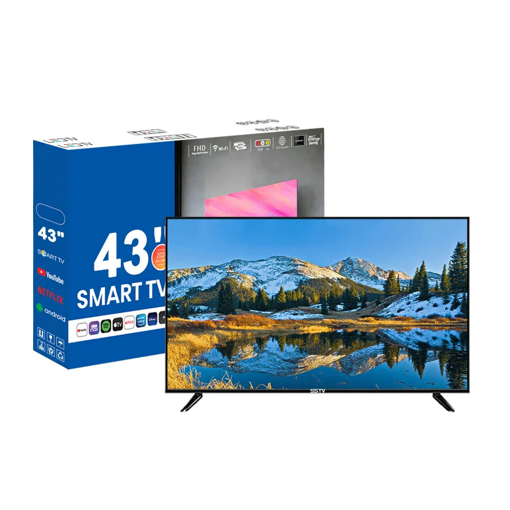 HKM-254547 43-Inch 4K UHD HDR LED Smart TV with LCD Screen