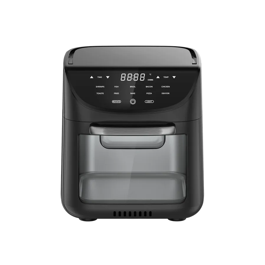 HKM-254611 9L Digital Air Fryer Oven with One-Touch Control for Oil-Free Cooking of French Fries and More