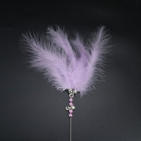 HKM-2546237 Interactive Feather Cat Teaser with Bell - Colorful Cat Toy for Playful Kittens