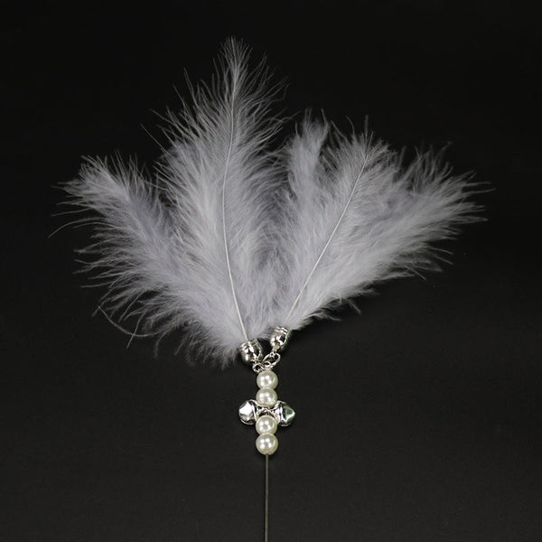 HKM-2546237 Interactive Feather Cat Teaser with Bell - Colorful Cat Toy for Playful Kittens