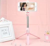 HKM-254739 Adjustable Tripod Selfie Stand with Bluetooth Remote for Phones