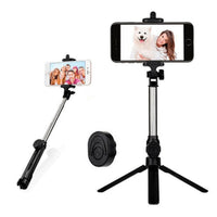 HKM-254739 Adjustable Tripod Selfie Stand with Bluetooth Remote for Phones
