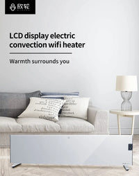 HKM-254803 2000W Digital Control Infrared Convector Heater, Freestanding or Wall-Mounted, Remote Included