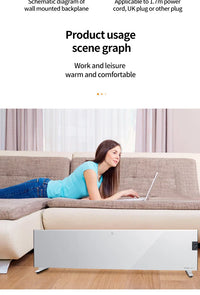HKM-254803 2000W Digital Control Infrared Convector Heater, Freestanding or Wall-Mounted, Remote Included