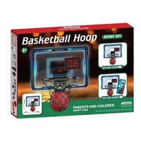 HKM-254867 Mini Over-the-Door Basketball Hoop with Scoreboard for Kids, Ages 2 and Up
