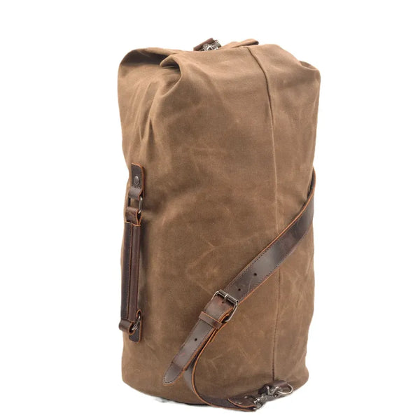 HKM-255251 Casual Cylinder Bag for Short-Distance Travel - Vintage Style Durable Messenger Bag in Multiple Colours