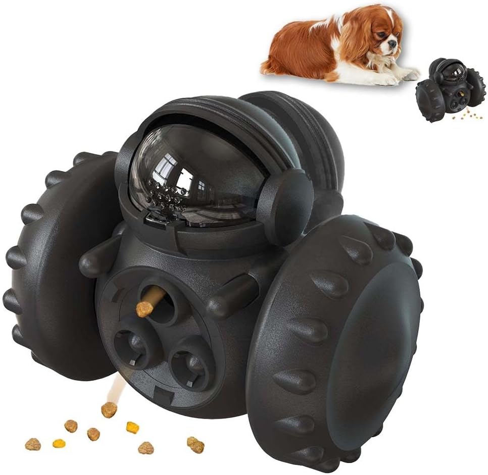 HKM-2552637 Interactive Food Dispenser Toy for Small Dogs and Cats - Durable Slow Feeder Puzzle for Problem-Solving and Weight Management