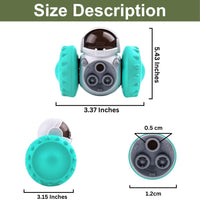 HKM-2552637 Interactive Food Dispenser Toy for Small Dogs and Cats - Durable Slow Feeder Puzzle for Problem-Solving and Weight Management
