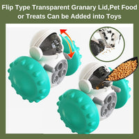 HKM-2552637 Interactive Food Dispenser Toy for Small Dogs and Cats - Durable Slow Feeder Puzzle for Problem-Solving and Weight Management
