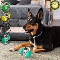 HKM-2552637 Interactive Food Dispenser Toy for Small Dogs and Cats - Durable Slow Feeder Puzzle for Problem-Solving and Weight Management