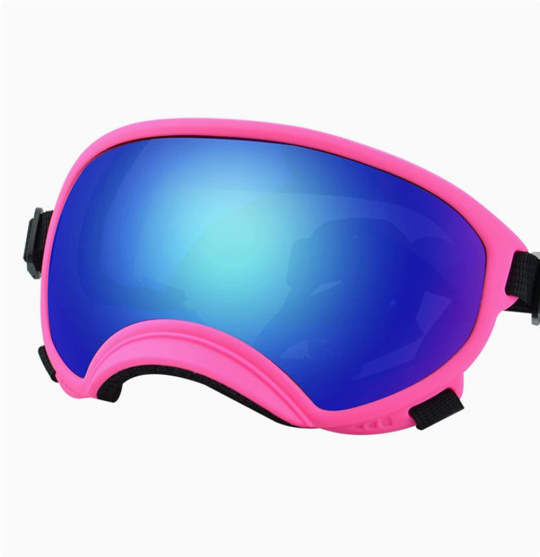 HKM-2552765 Ski Dog Goggles with Double Layer Anti-Fog Lens for Wind and Sand Protection